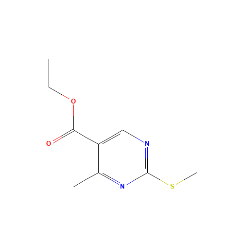 4-METHYL-2-METHYLSULFANYL-PYRIMIDINE-5-CARBOXYLIC ACID ETHYL ESTER (CAS: 7234-25-5) - Related Chemical Product