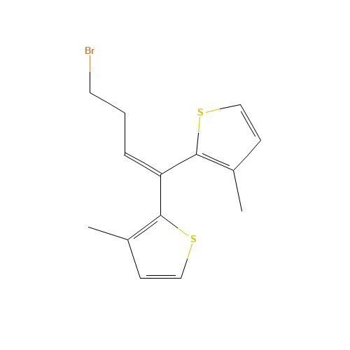 4-BROMO-1,1-BIS(3-METHYL-2-THIENYL)-1-BUTENE (CAS: 109857-81-0) - Related Chemical Product