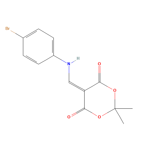 5-[(4-Bromophenylamino)methylene]-2,2-dimethyl-1,3-dioxane-4,6-dione ,98% (CAS: 187278-01-9) - Related Chemical Product