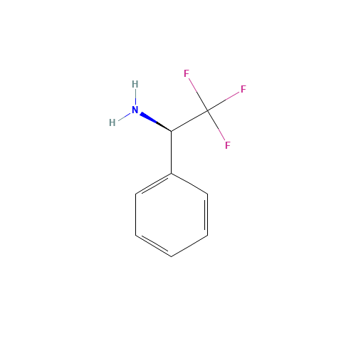 (R)-2,2,2-TRIFLUORO-1-PHENYL-ETHYLAMINE (CAS: 22038-85-3) - Chemical Structure and Molecular Formula 