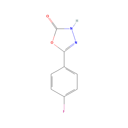 5-(4-FLUOROPHENYL)-1,3,4-OXADIAZOL-2(3H)-ONE (CAS: 121649-18-1) - Related Chemical Product