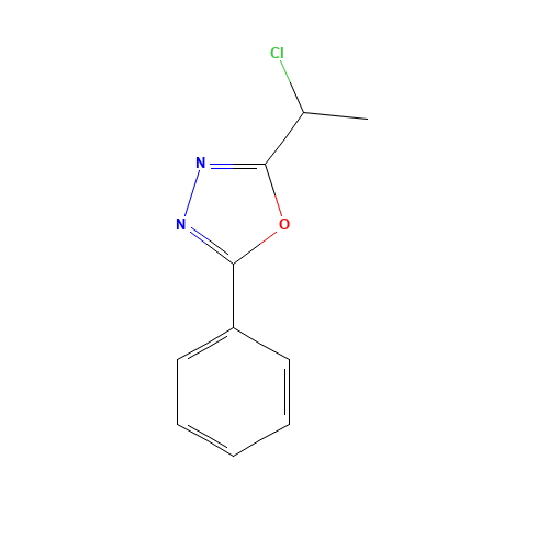 2-(1-CHLOROETHYL)-5-PHENYL-1,3,4-OXADIAZOLE (CAS: 36770-21-5) - Related Chemical Product