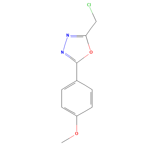 2-CHLOROMETHYL-5-(4-METHOXYPHENYL)-1,2,4-OXADIAZOLE (CAS: 24023-71-0) - Related Chemical Product