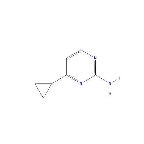 2-Pyrimidinamine,4-cyclopropyl-(9CI) (CAS: 21573-15-9) - Related Chemical Product
