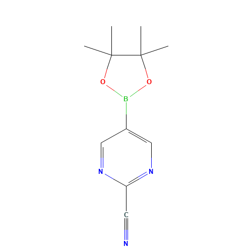 5-(4,4,5,5-Tetramethyl-1,3,2-dioxaborolan-2-yl)-2-pyrimidinecarbonitrile (CAS: 1025708-31-9) - Related Chemical Product