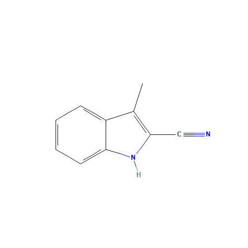 1H-Indole-2-carbonitrile,3-methyl- (CAS: 13006-59-2) - Related Chemical Product