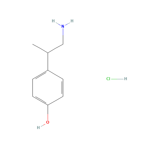 4-(1-aminopropan-2-yl)phenol HCl salt (CAS: 13238-99-8) - Related Chemical Product