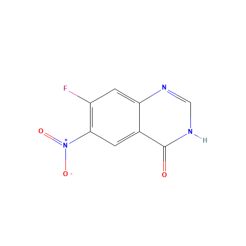 7-Fluoro-6-nitro-4-hydroxyquinazoline (CAS: 162012-69-3) - Related Chemical Product
