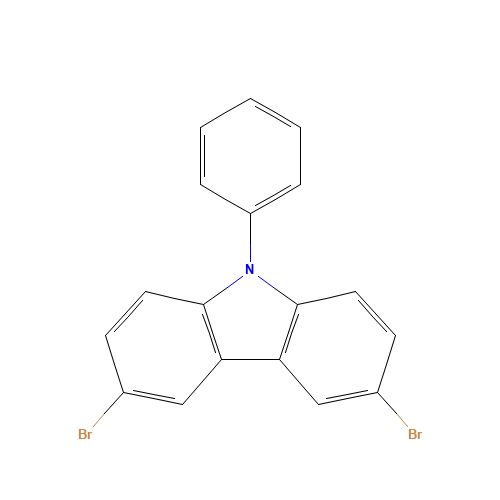 3,6-DIBROMO-9-PHENYLCARBAZOLE (CAS: 57103-20-5) - Related Chemical Product