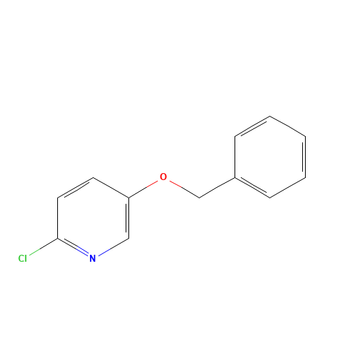 PYRIDINE,2-CHLORO-5-(PHENYLMETHOXY)- (CAS: 84611-43-8) - Chemical Structure and Molecular Formula 