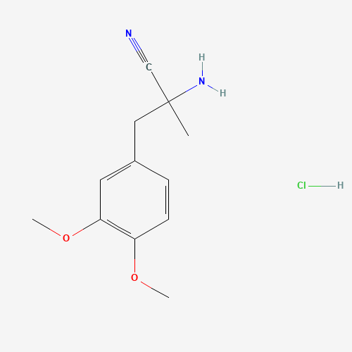 rac a-Amino-3,4-dimethoxy-a-methylbenzenepropanenitrile Hydrochloride (CAS: 2544-12-9) - Related Chemical Product