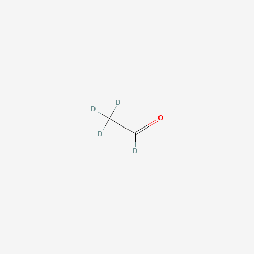 Acetaldehyde-d4 (CAS: 1632-89-9) - Chemical Structure and Molecular Formula 