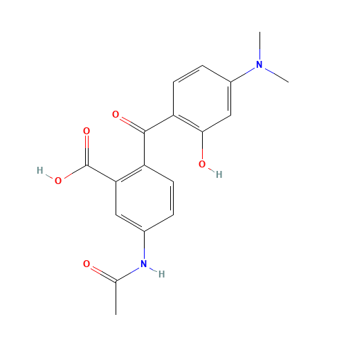 4'-Acetamido-2'-carboxy-4-dimethylamino-2-hydroxybenzophenone (CAS: 166442-36-0) - Related Chemical Product