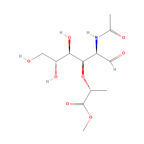 2-Acetamido-3-O-(D-1-carboxyethyl)-2-deoxy-2-D-glucose Methyl Ester (CAS: 99689-20-0) - Related Chemical Product