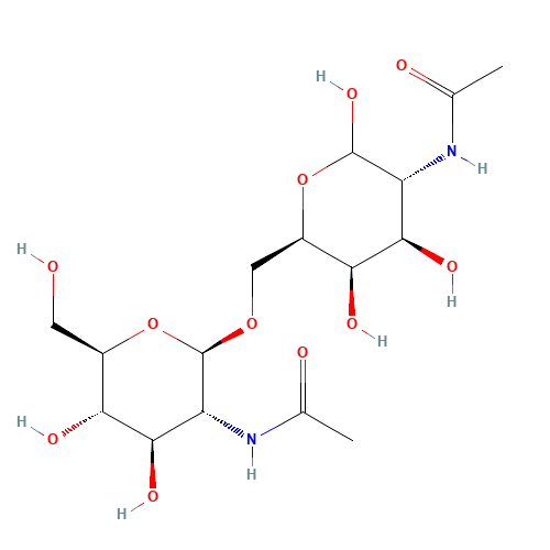 2-Acetamido-2-deoxy-6-O-(b-D-2-acetamido-2-deoxyglucopyranosyl)-a-D-galactopyranose (CAS: 452316-31-3) - Related Chemical Product