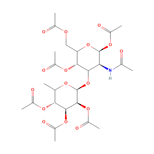 2-Acetamido-2-deoxy-3-O-(a-L-fucopyranosyl)-D-glucopyranose Pentaacetate (CAS: 309263-13-6) - Related Chemical Product