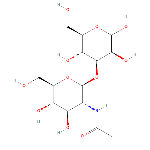 3-O-[2-Acetamido-2-deoxy-b-D-glucopyranosyl]-D-mannopyranose (CAS: 210036-24-1) - Related Chemical Product