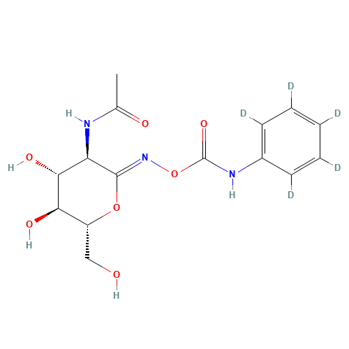 (Z)-O-(2-Acetamido-2-deoxy-D-glucopyranosylidene)amino N-Phenyl-d5-carbamate (CAS: 1331383-16-4) - Related Chemical Product
