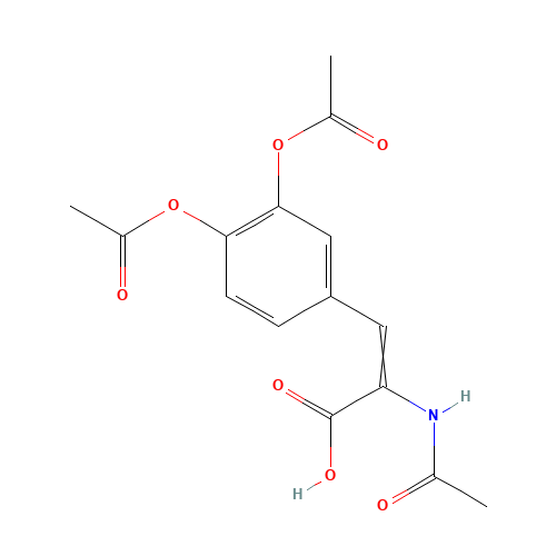 2-Acetamido-3-(3,4-diacetoxyphenyl)-2-propenoic Acid (CAS: 65329-03-5) - Related Chemical Product