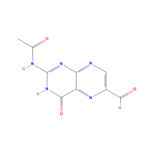 2-Acetamido-6-formylpteridin-4-one (CAS: 29769-49-1) - Related Chemical Product