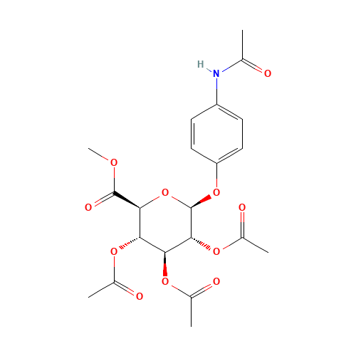 4-Acetamidophenyl-triacetyl-b-D-glucuronic Acid Methyl Ester (CAS: 30824-21-6) - Related Chemical Product