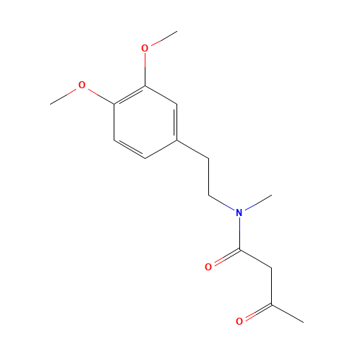 N-Acetoacetyl-N-methyl-2-(3,4-dimethoxyphenyl)ethylamine (CAS: 887352-04-7) - Related Chemical Product
