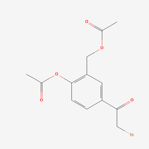 4-Acetoxy-3-acetoxymethyl-a-bromoacetophenone (CAS: 24085-07-2) - Related Chemical Product