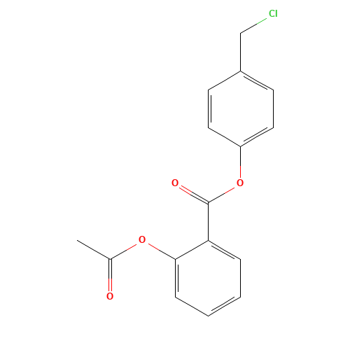 2-(Acetyloxy)benzoic Acid 4-(Chloromethyl)phenyl Ester (CAS: 410071-22-6) - Related Chemical Product