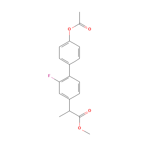 2-(4'-Acetoxy-2-fluoro-biphenyl-4-yl)-propionic Acid Methyl Ester (CAS: 215175-84-1) - Related Chemical Product