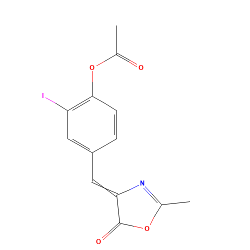 4-(4-Acetoxy-3-iodobenzal)-2-methyl-5-oxazolone (CAS: 91719-58-3) - Related Chemical Product