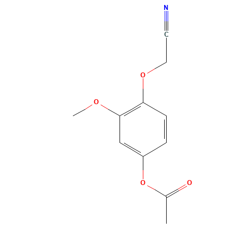 2-(4-Acetoxy-2-methoxyphenoxy)-acetonitrile (CAS: 887352-07-0) - Related Chemical Product