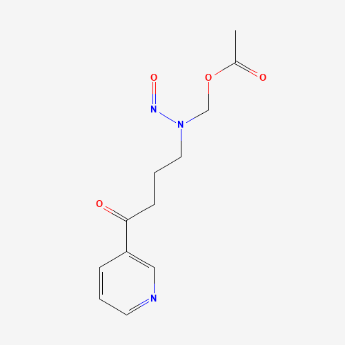 4-(Acetoxymethyl)nitrosamino]-1-(3-pyridyl)-1-butanone (CAS: 127686-49-1) - Related Chemical Product