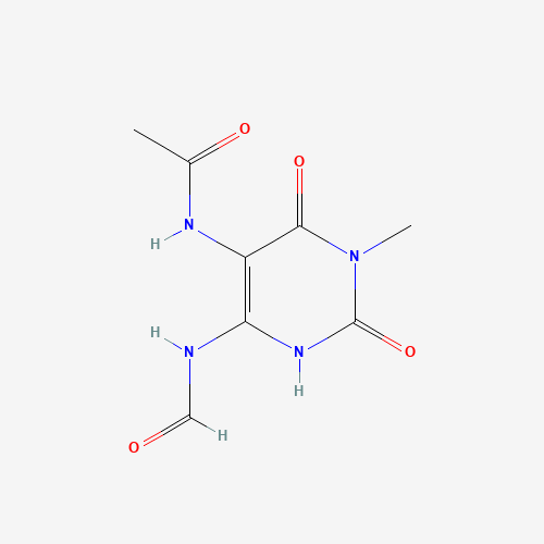 5-Acetylamino-6-formylamino-3-methyluracil (CAS: 85438-96-6) - Related Chemical Product