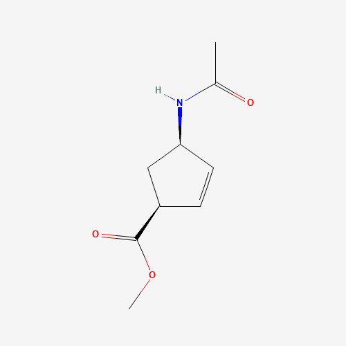 (1R,4S)-rel-4-(Acetylamino)-2-cyclopentene-1-carboxylic Acid Methyl Ester (CAS: 61865-49-4) - Related Chemical Product