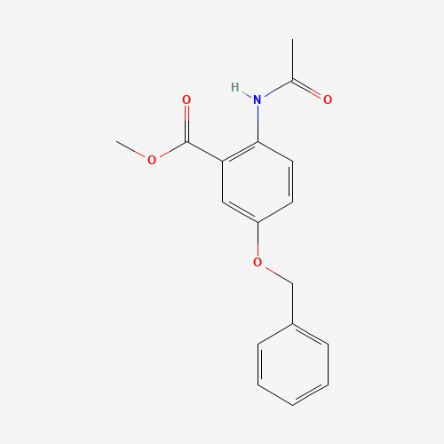 2-(Acetylamino)-5-(phenylmethoxy)-benzoic Acid Methyl Ester (CAS: 340291-79-4) - Related Chemical Product