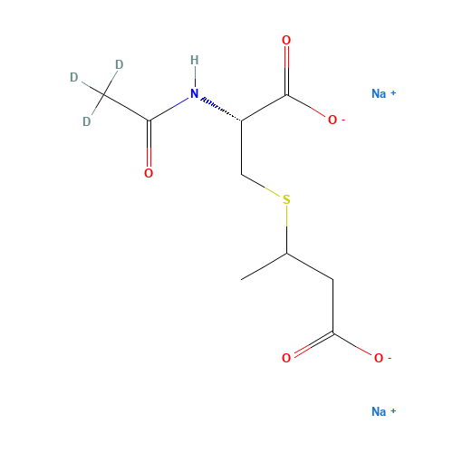 N-Acetyl-S-(3-carboxy-2-propyl)-L-cysteine-d3 Disodium Salt (CAS: 1356933-73-7) - Related Chemical Product