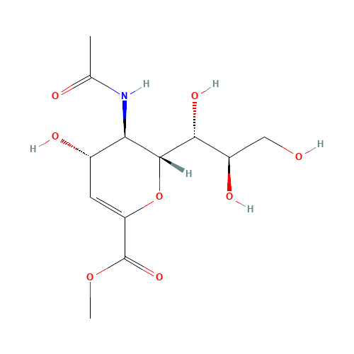 N-Acetyl-2,3-dehydro-2-deoxyneuraminic Acid Methyl Ester (CAS: 25875-99-4) - Related Chemical Product