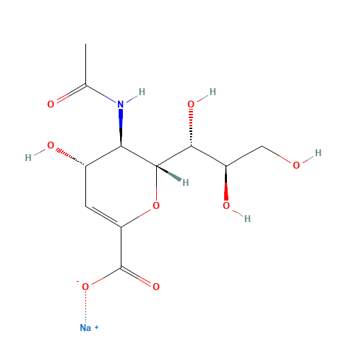 N-Acetyl-2,3-dehydro-2-deoxyneuraminic Acid Sodium Salt (CAS: 209977-53-7) - Related Chemical Product
