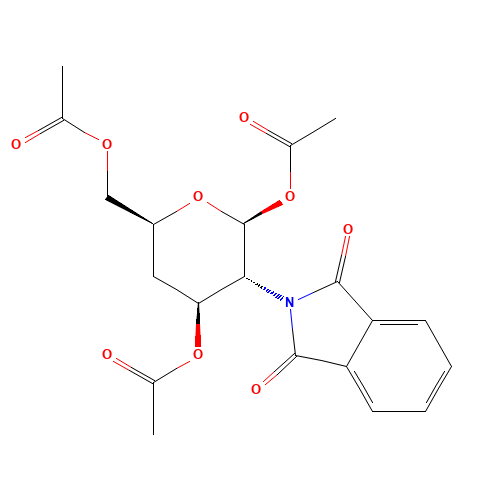 Acetyl 2-Deoxy-2-phthalimido-4-deoxy-3,6-di-O-acetyl-b-D-glucopyranoside (CAS: 1260591-45-4) - Related Chemical Product