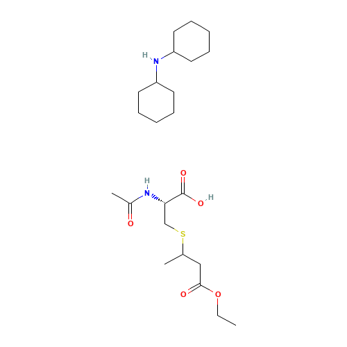N-Acetyl-S-(2-ethoxycarbonylethyl-1-methyl)-L-cysteine,Dicyclohexylammonium Salt (CAS: 33297-48-2) - Related Chemical Product