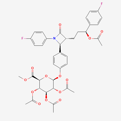 3-O-Acetyl Ezetimibe 2,3,4-Tri-O-acetyl-b-D-glucuronide Methyl Ester (CAS: 190448-56-7) - Related Chemical Product