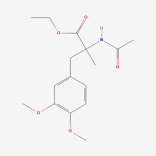 D,L-N-Acetyl-3-(3,4-dimethoxyphenyl)-2-methyl-alanine Ethyl Ester (CAS: 16024-52-5) - Related Chemical Product