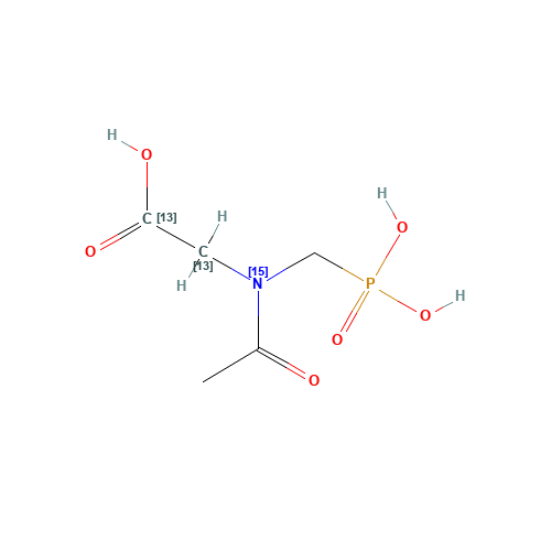 N-Acetyl Glyphosate-13C2,15N (CAS: 1346598-31-9) - Related Chemical Product