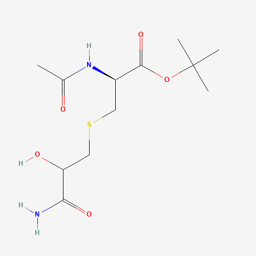 N-Acetyl-S-(3-amino-2-hydroxy-3-oxopropyl)-L-cysteine-1,1-dimethylethyl Ester (CAS: 1079950-08-5) - Related Chemical Product