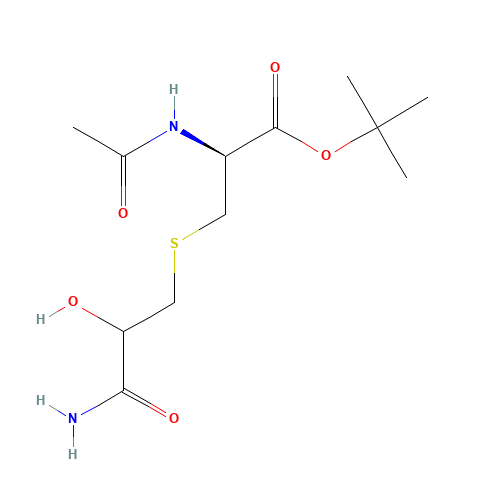 N-Acetyl-S-(3-amino-2-hydroxy-3-oxopropyl)-L-cysteine-1,1-dimethylethyl Ester (CAS: 1079950-08-5) - Related Chemical Product