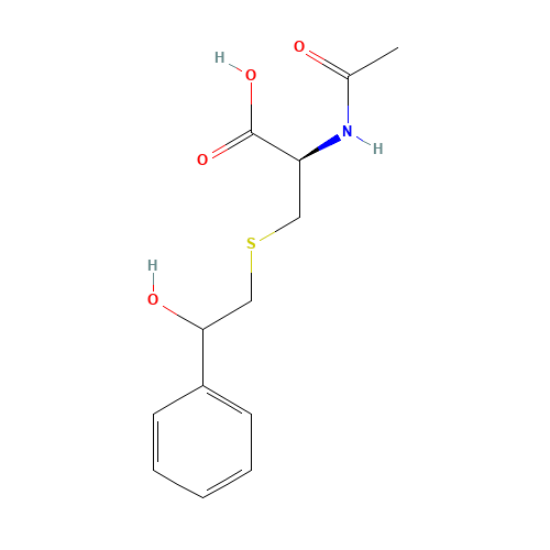 N-Acetyl-S-(2-hydroxy-1-phenylethyl)-L-cysteine+N-Acetyl-S-(2-hydroxy-2-phenylethyl)-L-cysteine (Mixture) (CAS: 14510-10-2) - Related Chemical Product