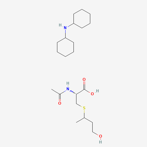 N-Acetyl-S-(3-hydroxypropyl-1-methyl)-L-cysteine Dicyclohexylammonium Salt (CAS: 33164-70-4) - Related Chemical Product