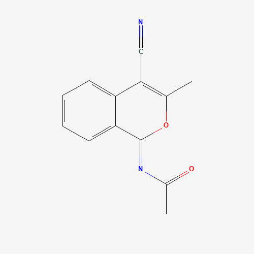 1H-1-Acetylimino-3-methylbenzo[c]pyran-4-carbonitrile (CAS: 161468-31-1) - Related Chemical Product