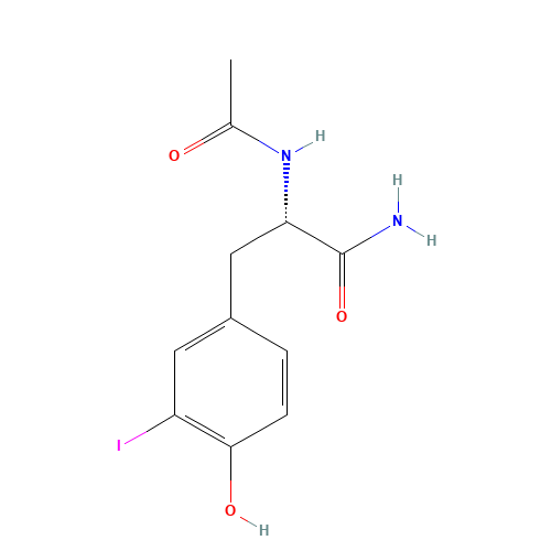 N-Acetyl-3-iodo-L-tyrosine Amide (CAS: 59302-19-1) - Related Chemical Product