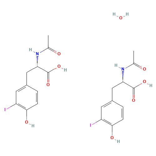 N-Acetyl-3-iodo-L-tyrosine Monohydrate (CAS: 23277-49-8) - Related Chemical Product